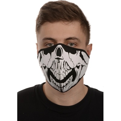 maska neoprenová Skull EMERZE černá /bílá