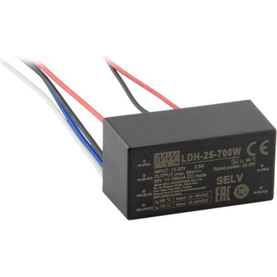 MEAN WELL LDH-25-350W LED driver 25.2 W 0.35 A 12.5 - 72 V 1 ks