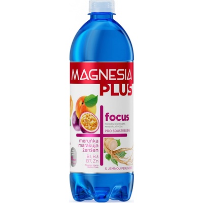 Magnesia PLUS s jemnou perlivosťou Focus 0,7 l