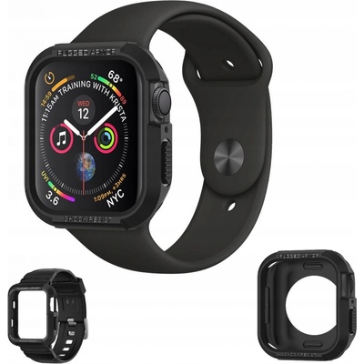 Spigen Rugged Armor Apple Watch 4/5 44mm černý 062CS24469 – Zboží Živě