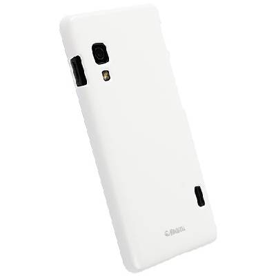 Поликарбонатов кейс за LG Optimus L5 II E460 - Krusell ColorCover (бял)