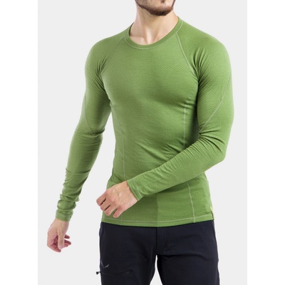 Sensor Merino DF Tee L/S hooded safari