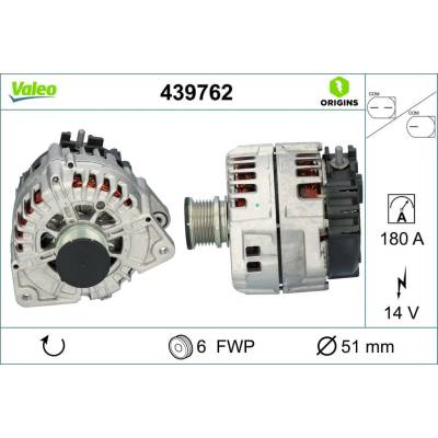 Alternátor VALEO 439762