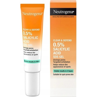 Neutrogena Lokální gel na akné Clear & Defend (Rapid Gel) 15 ml