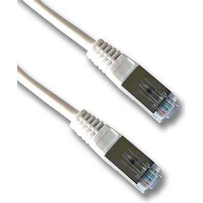Datacom 15817 Patch, FTP CAT5E, 1m, bílý