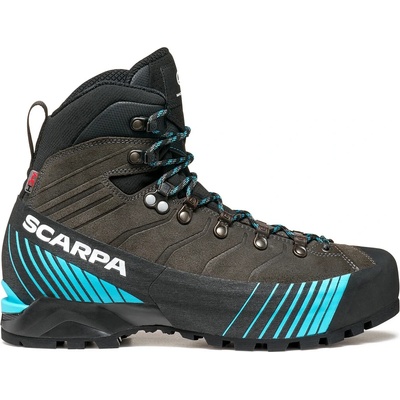 Scarpa Мъжки алпийски обувки Scarpa Ribelle HD Mountaineering boots - Carbon / Azure - размер 42, 5 (EU) (020-0346-0116)