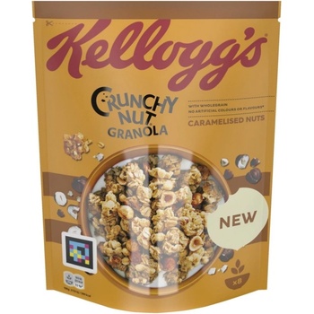 Kellogg's Гранола Kellogg's Crunchy Nut - С карамелизирани ядки, 380 g (1100014489)