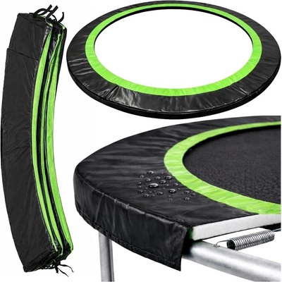 Lean kryt pružin na trampolínu 480–487 cm 16FT černá / zelená