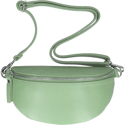 FashionM.cz Cork and Leather Butique Prague crossbody mini kabelka Jean Mint Green