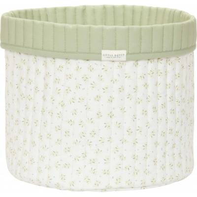 Little Dutch Košík textilní oboustranný velký Blueberry Leaves