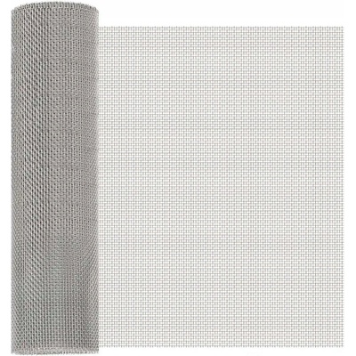 Síť proti hmyzu 40 x 1000 cm 8 Mesh Nerezová ocel 201 stříbrná