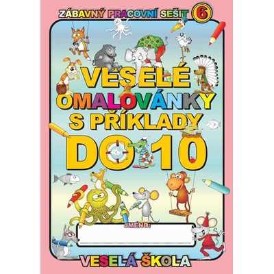 Veselé omalovánky s příklady do 10k