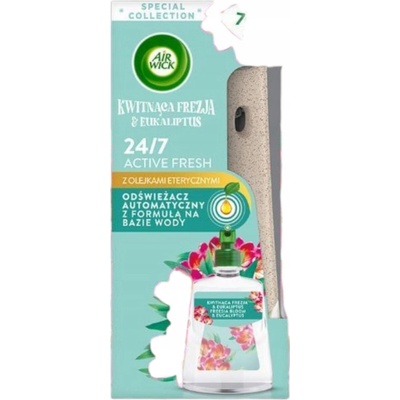 Air Wick Active Fresh Osviežovač vzduchu Kvitnúca frézia Eukalyptus 228 ml
