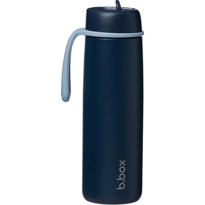 b.box Nerezová termofľaša so slamkou 690 ml Midnight