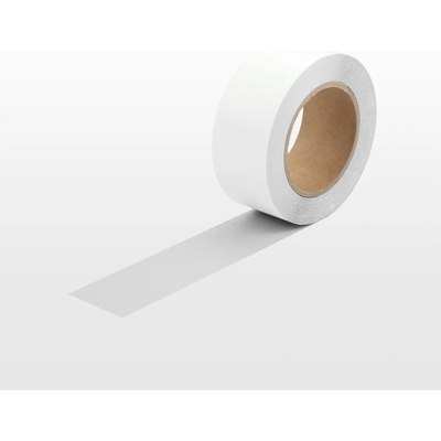 Extra tenká podlahová páska WT-5420 s protiskluzovým povrchem, odnímatelná – fólie, bílá, 100 mm × 10 m