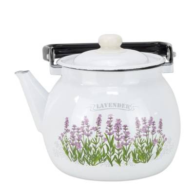 Horecano - Емайлиран чайник 3, 5л ЛАВАНДА Н-(l27130/2whtLavn) (0129479)
