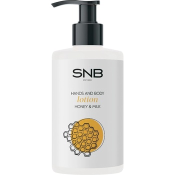 SNB Professional Лосион за ръце и тяло Honey & Milk, 250 ml