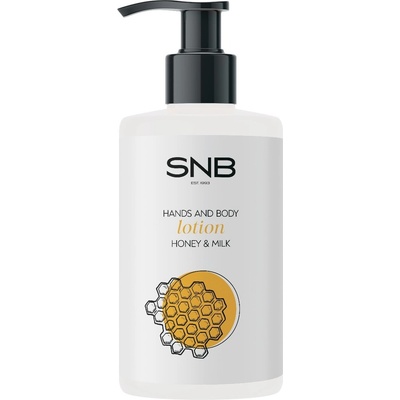 SNB Professional Лосион за ръце и тяло Honey & Milk, 250 ml