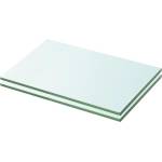 vidaXL Рафтове, 2 бр, панели прозрачно стъкло, 20x25 см (3051545)