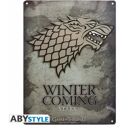 ABYstyle Plechová cedule Stark, Hra o trůny