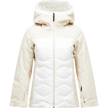 Peak Performance W Silverchute Helium Jacket biela béžová