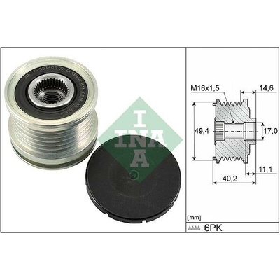 Předstihová spojka Schaeffler INA 535 0124 10