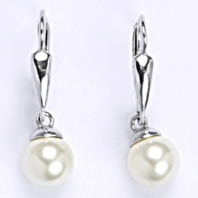 Čištín se Swarovski perlou white NK 1397/20
