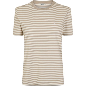 Image 1 of Jack Wills Тениска Jack Wills Endmoor Boyfriend T-Shirt - Stone Stripe