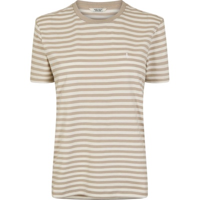 Jack Wills Тениска Jack Wills Endmoor Boyfriend T-Shirt - Stone Stripe