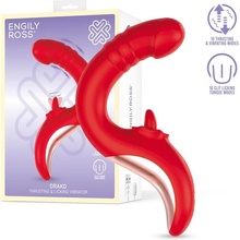 Engily Ross Drako Thrusting & Licking Vibrator Red