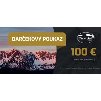 Darčekový poukaz 100 EUR