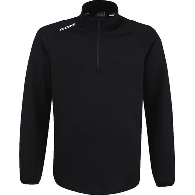 CCM LOCKER ROOM Fleece 1/4 zip black