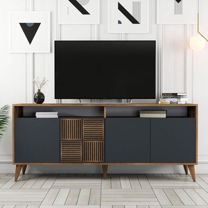  ТВ шкаф LUMINA Walnut Anthracite (8683342719230)