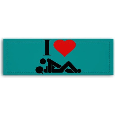 Fotoobraz 150x55 cm panorama I Love Sex