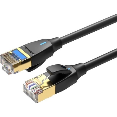 Vention IKIBJ Cat.8 SFTP Patch, 5m, černý
