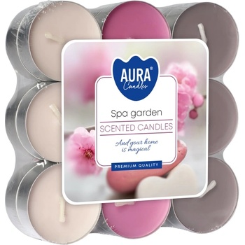 Image 1 of BISPOL Ароматни чаени свещи Bispol Aura - Spa Garden, 18 броя (p15-18-254)