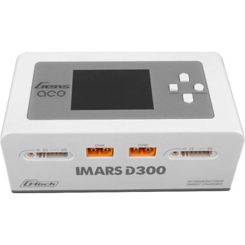 Gens Ace IMARS D300 G-Tech Channel AC/DC 300W/700W RC nabíječka baterií-EU bílá
