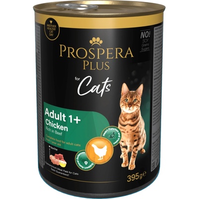 Prospera Plus Adult 1+ kuraciecí paté, bohaté na hovädzie 395 g