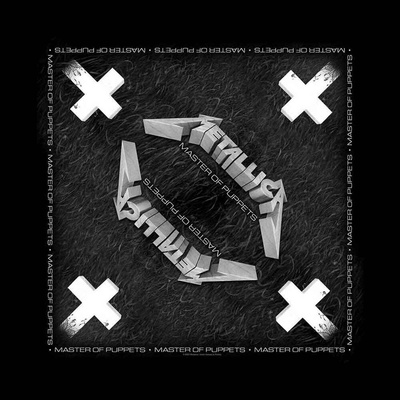 Metallica Шал Master of Puppets Black (B106)