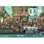 Ravensburger - Puzzle Riverside Town - 1 000 piese