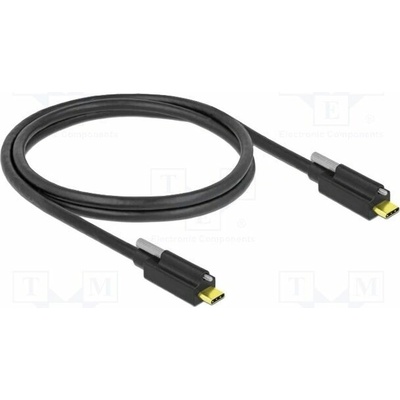 Delock 83719 USB C vidlice z obou stran 1m černý