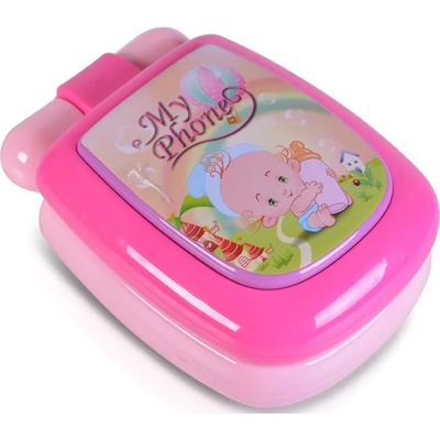 Moni Toys Бебешка играчка Moni Toys - Телефон с капаче, pink (107929)