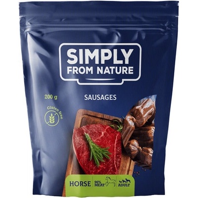 SIMPLY FROM NATURE Přírodní klobásky s koňským masem 200 g