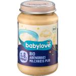 babylove Пюре Вечерна каша мляко с ориз, 8+м, 190 g (1710918)