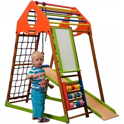 KinderSport hrací sestava RocketPlus s ribstole a se skluzavkou