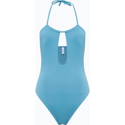 Calvin Klein Дамски бански костюм от една част Calvin Klein KW0KW02725 Plunge - RP adriatic blue