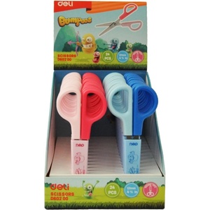  Ножица детска Deli Bumpees 12 см 60200