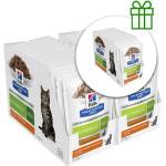 Hill's Hill s Prescription Diet Metabolic Регулация на теглото за котки 12 x 85 г, 2+1 БЕЗПЛАТНО