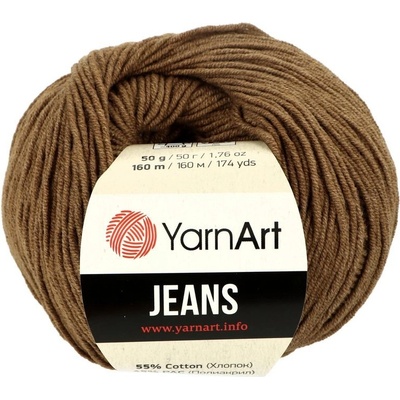 YarnArt Jeans 40 čokoládovo hnedá