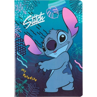 COOL PACK Stitch My Paradise zošit A5 s 2 pomocnými linkami
